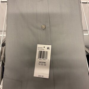 Gray Button-Up Shirt brand new